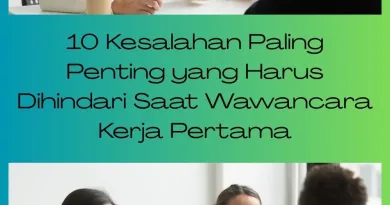 10 Kesalahan Paling Penting yang Harus Dihindari Saat Wawancara Kerja Pertama